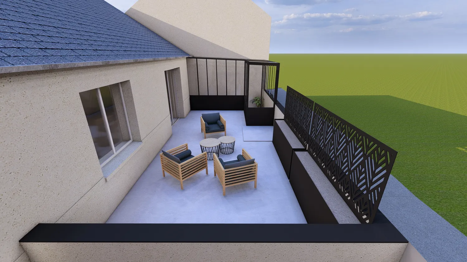 creation paysagere l huisserie